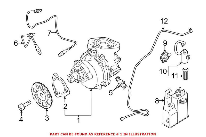 BMW Vacuum Pump 11667611115